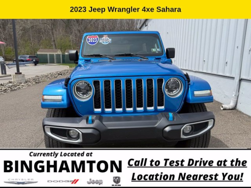 Used 2023 Jeep Wrangler 4xe Sahara SUV
