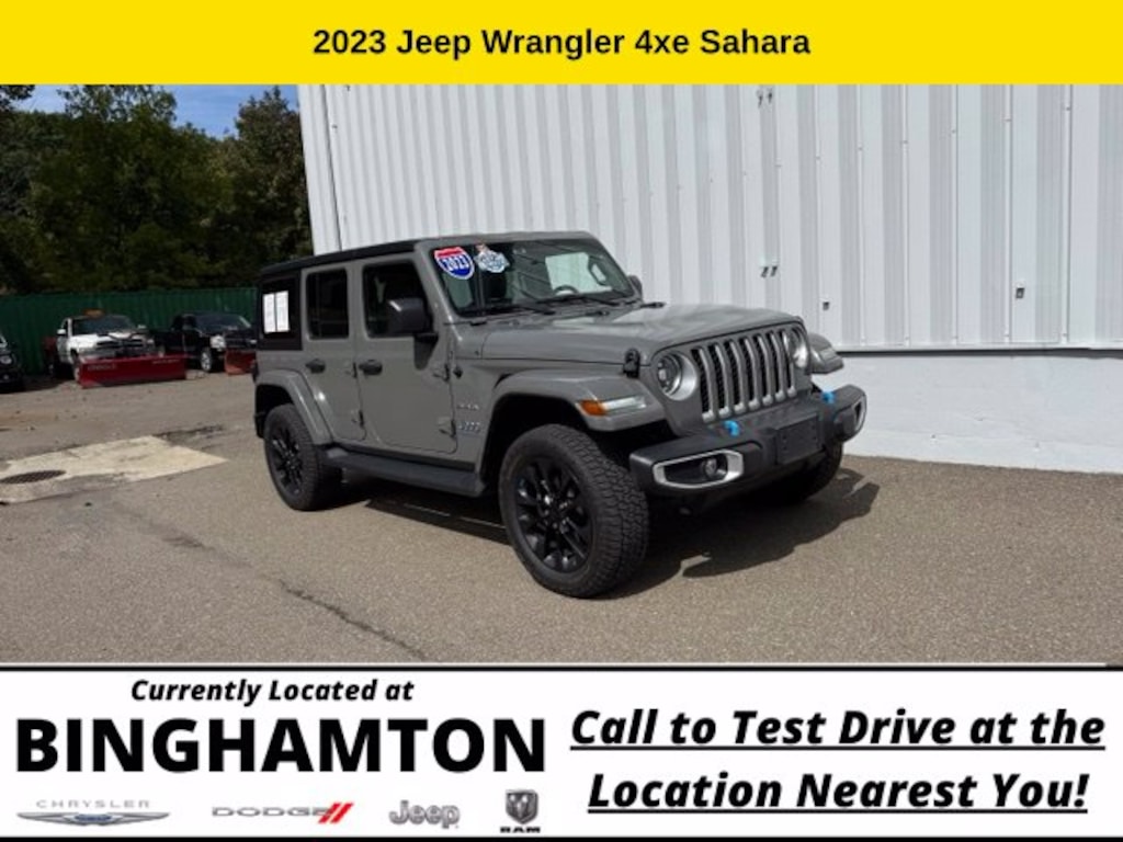 Used 2023 Jeep Wrangler 4xe Sahara SUV