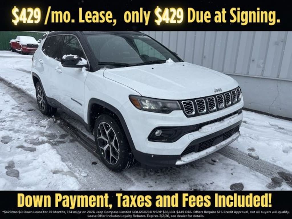 New 2026 Jeep Compass Limited Sport Utility