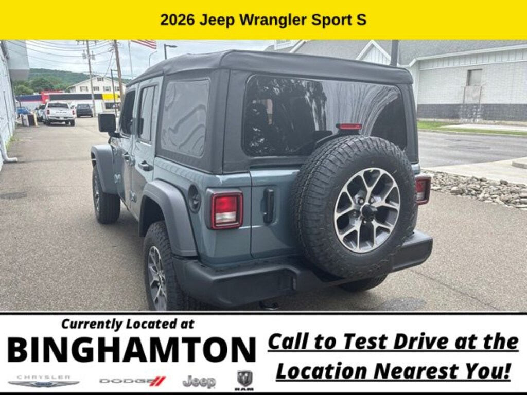 New 2026 Jeep Wrangler Sport S Sport Utility