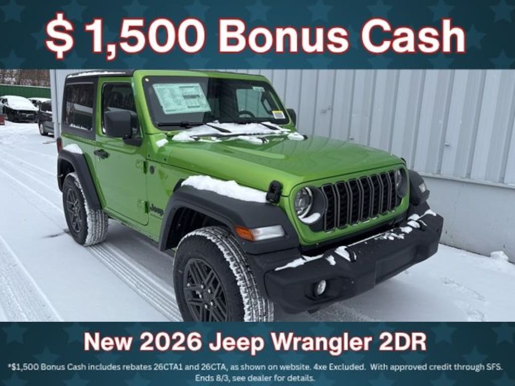 New 2026 Jeep Wrangler Sport S Sport Utility