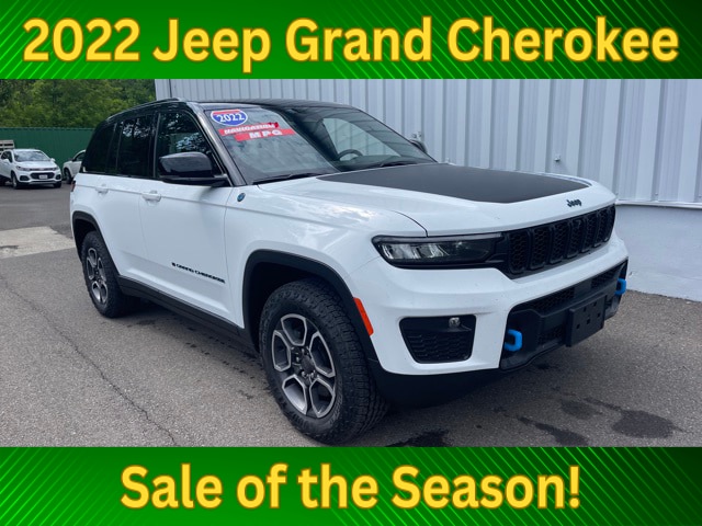 Used 2022 Jeep Grand Cherokee Trailhawk 4xe with VIN 1C4RJYC60N8716845 for sale in Binghamton, NY