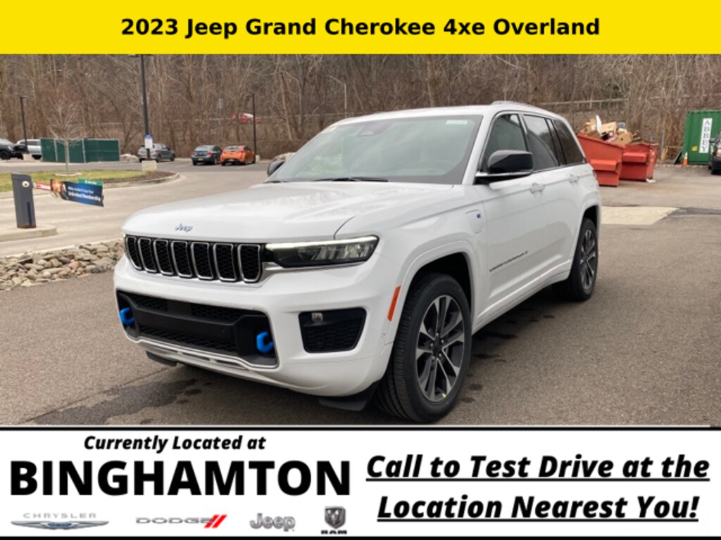 New 2023 Jeep Grand Cherokee Overland 4xe Sport Utility