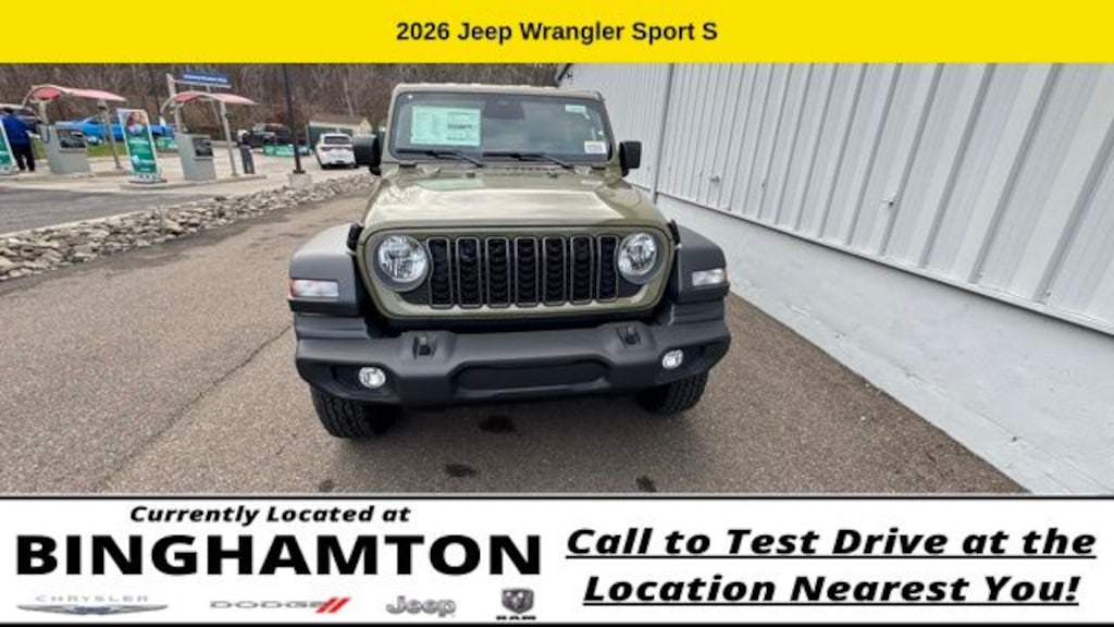 New 2026 Jeep Wrangler Sport S Sport Utility