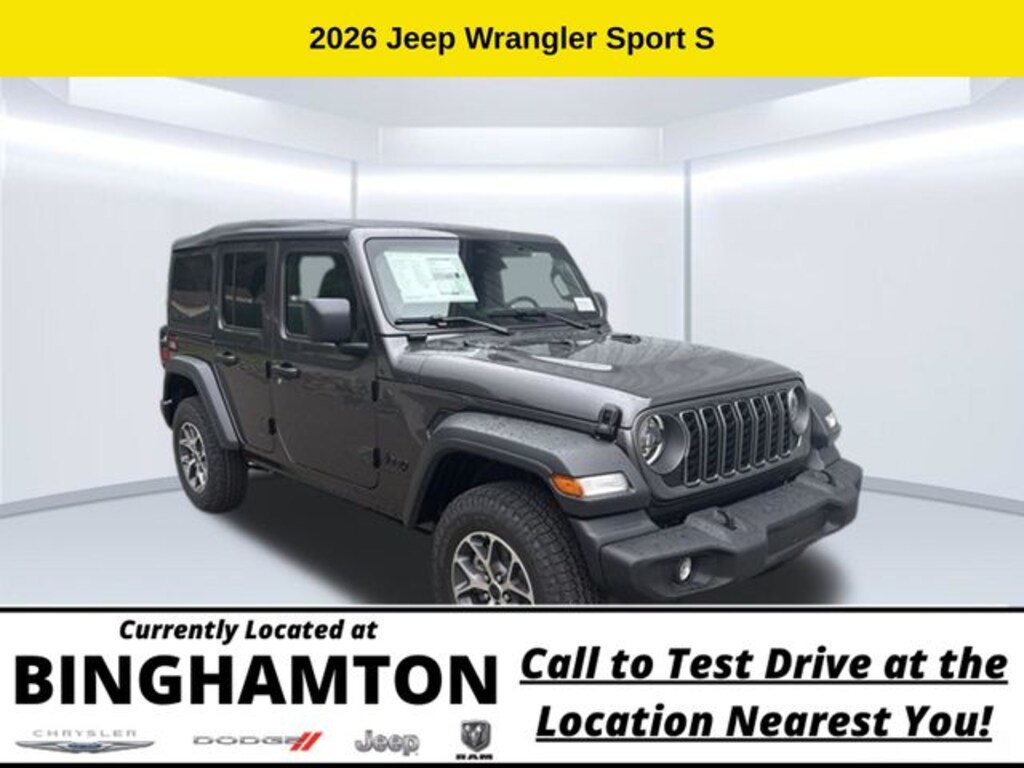New 2026 Jeep Wrangler Sport S Sport Utility