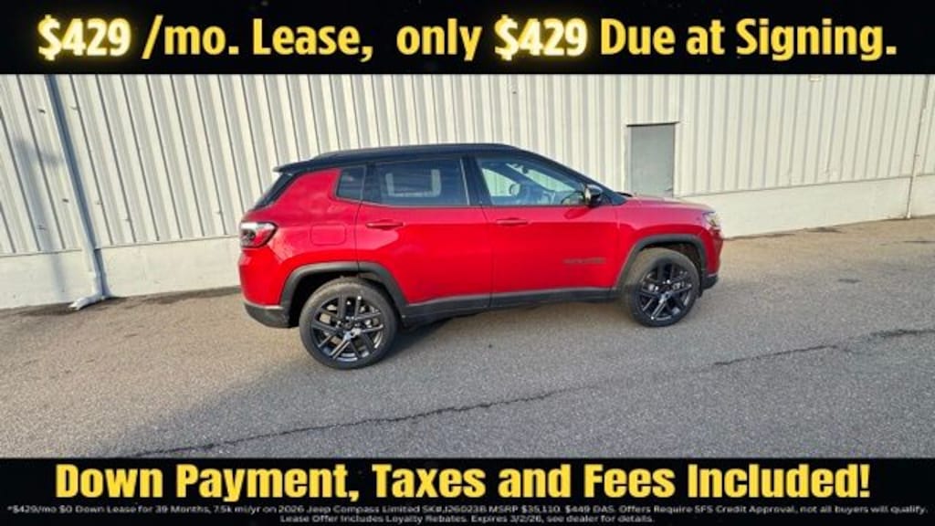 New 2026 Jeep Compass Limited Sport Utility