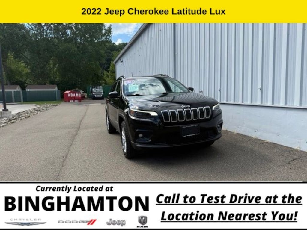 Used 2022 Jeep Cherokee Latitude Lux SUV