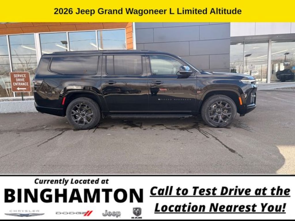 New 2026 Jeep Grand Wagoneer L Limited Altitude Sport Utility