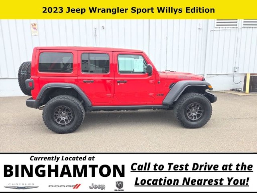 Used 2023 Jeep Wrangler Sport SUV