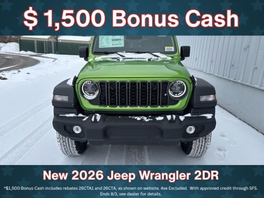 New 2026 Jeep Wrangler Sport S Sport Utility