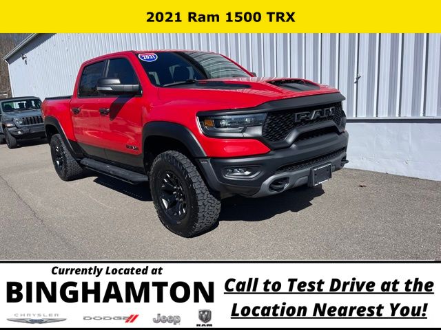 Used 2021 RAM Ram 1500 Pickup TRX with VIN 1C6SRFU99MN822600 for sale in Binghamton, NY
