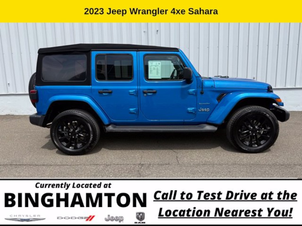 Used 2023 Jeep Wrangler 4xe Sahara SUV