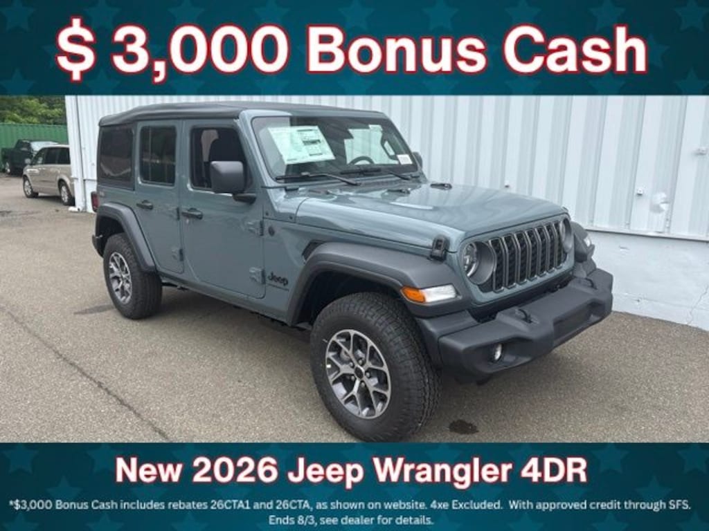 New 2026 Jeep Wrangler Sport S Sport Utility
