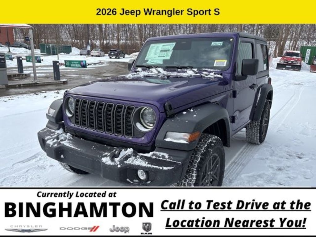 New 2026 Jeep Wrangler Sport S Sport Utility