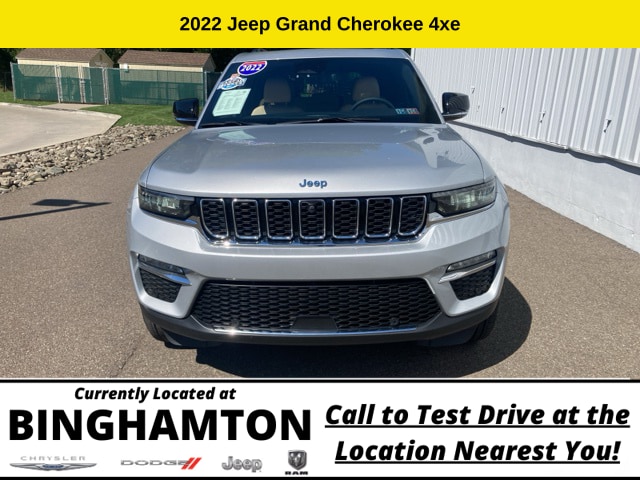 Used 2022 Jeep Grand Cherokee 4xe with VIN 1C4RJYB64N8720978 for sale in Binghamton, NY