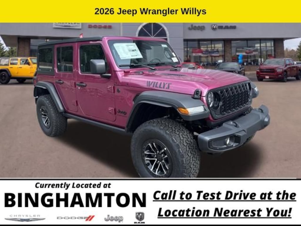 New 2026 Jeep Wrangler Willys Sport Utility