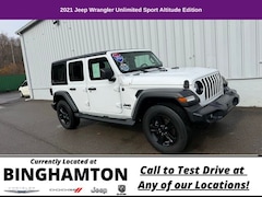 Used 2021 Jeep Wrangler Unlimited Sport SUV for sale in Binghamton, NY