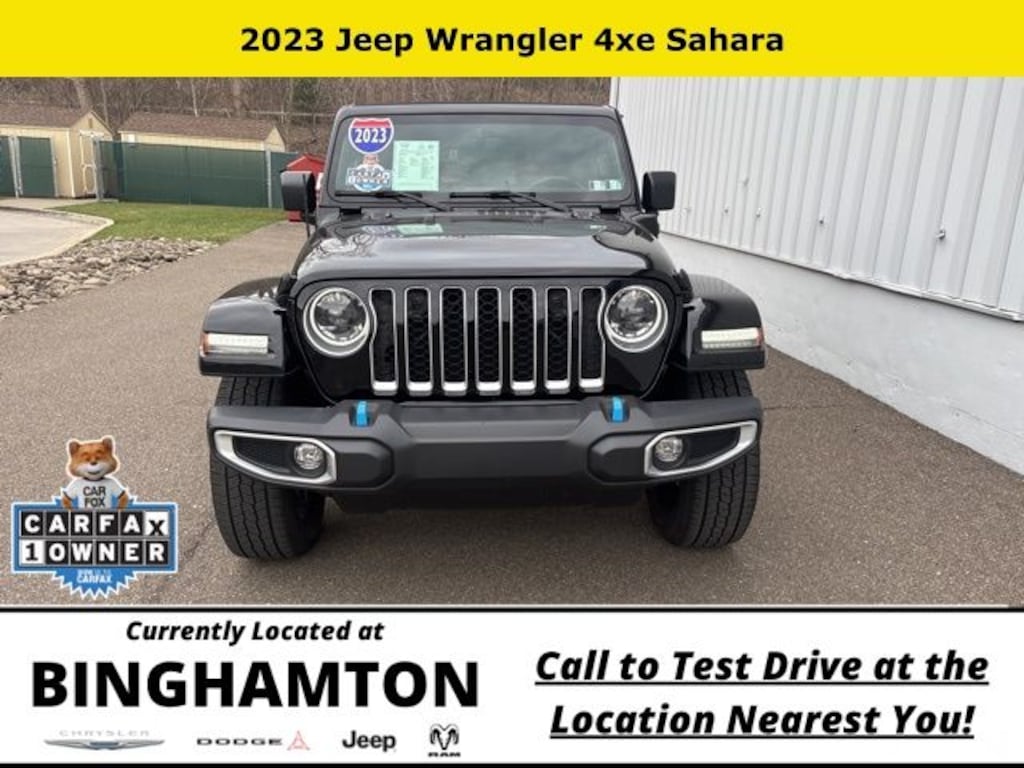Used 2023 Jeep Wrangler 4xe Sahara SUV