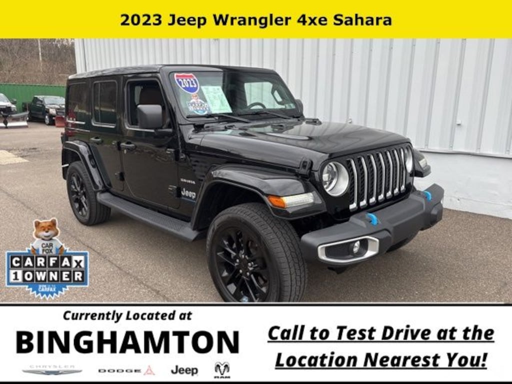 Used 2023 Jeep Wrangler 4xe Sahara SUV