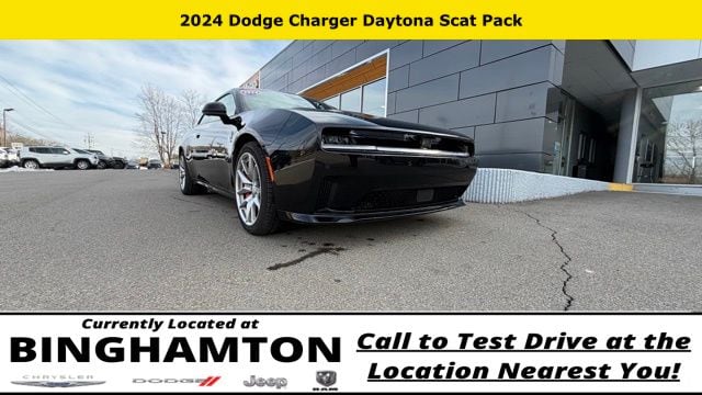 Used 2024 Dodge Charger Daytona Scat Pack with VIN 2C3CDBDK4RR206082 for sale in Binghamton, NY