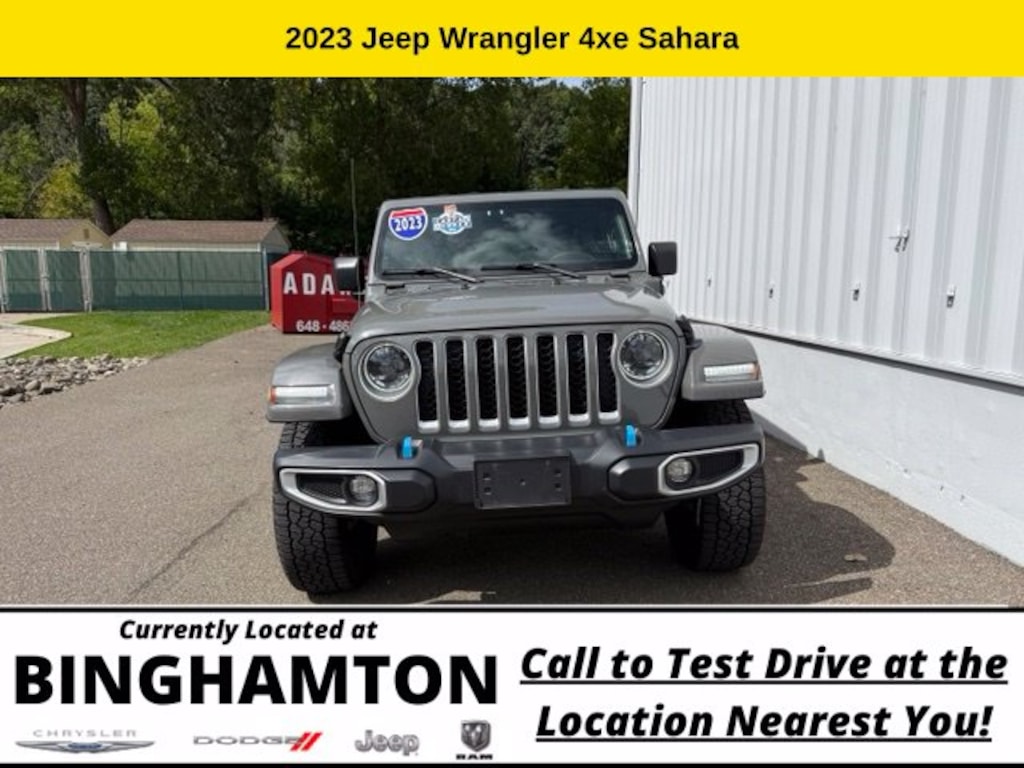 Used 2023 Jeep Wrangler 4xe Sahara SUV