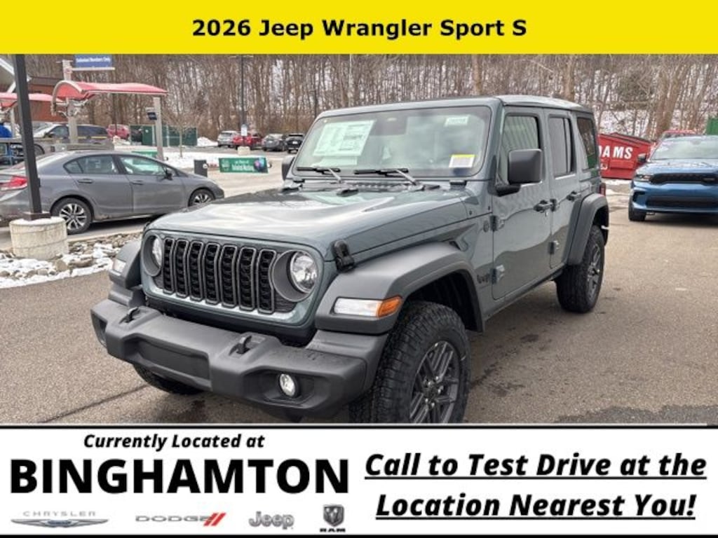 New 2026 Jeep Wrangler Sport S Sport Utility