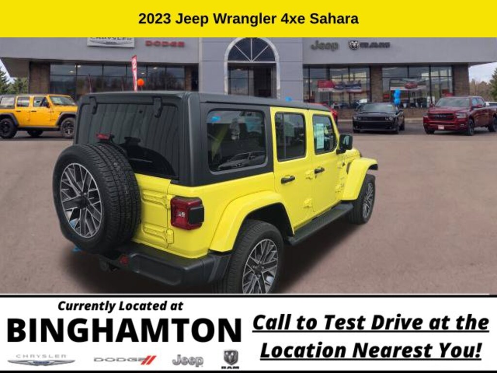 Used 2023 Jeep Wrangler 4xe Sahara SUV