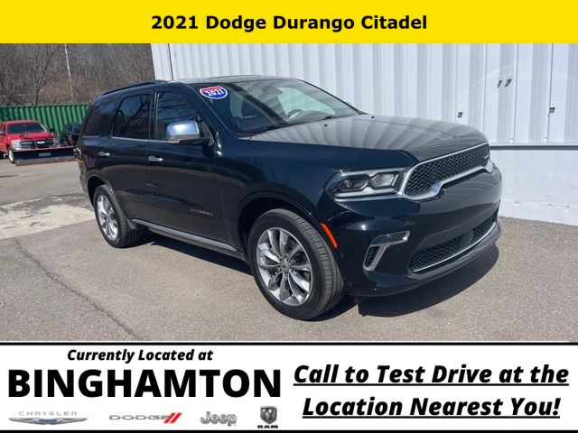 Used 2021 Dodge Durango Citadel with VIN 1C4RDJEG7MC849277 for sale in Binghamton, NY