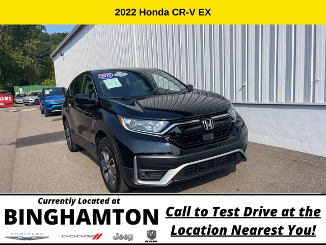 Used 2022 Honda CR-V EX with VIN 5J6RW2H52NA000952 for sale in Binghamton, NY