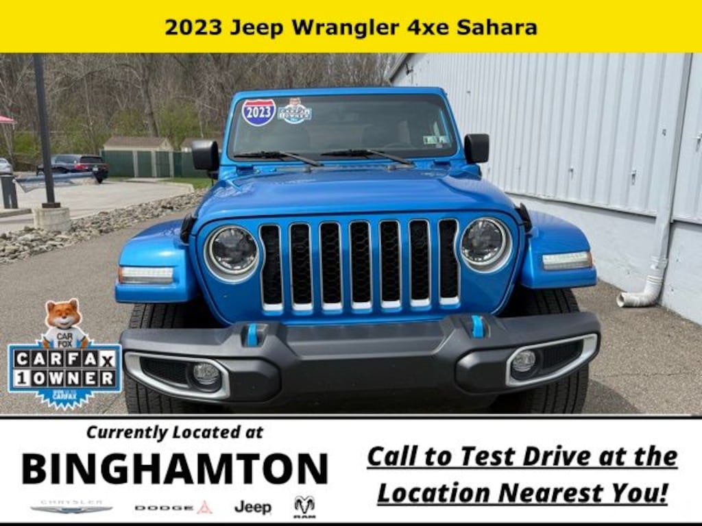 Used 2023 Jeep Wrangler 4xe Sahara SUV