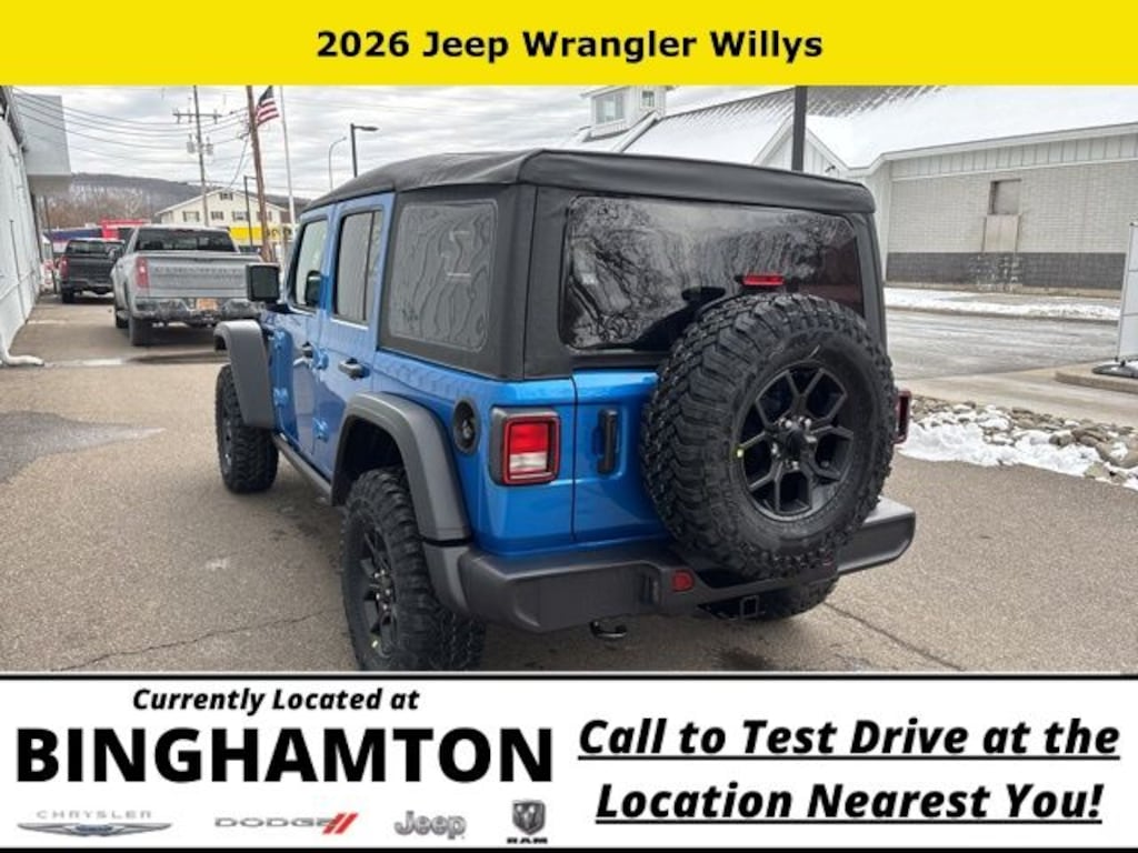 New 2026 Jeep Wrangler Willys Sport Utility