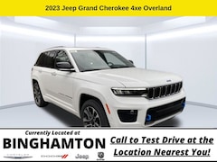 New 2023 Jeep Grand Cherokee Overland 4xe Sport Utility for sale in Binghamton, NY