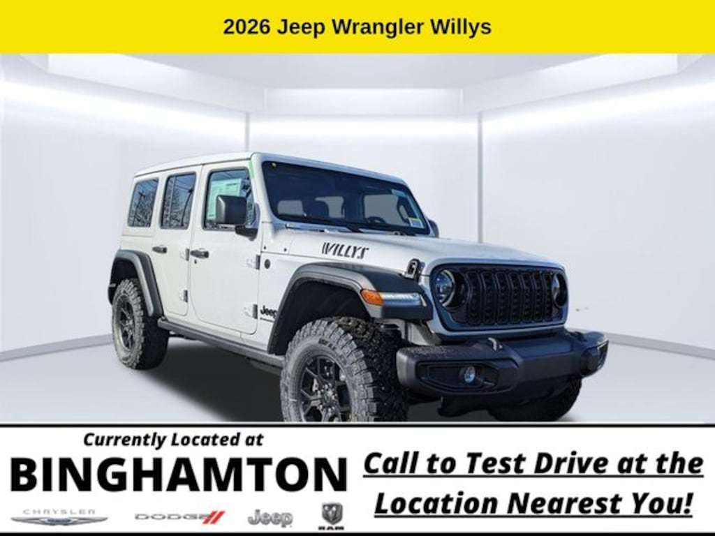 New 2026 Jeep Wrangler Willys Sport Utility