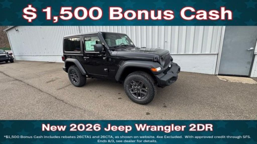 New 2026 Jeep Wrangler Sport S Sport Utility