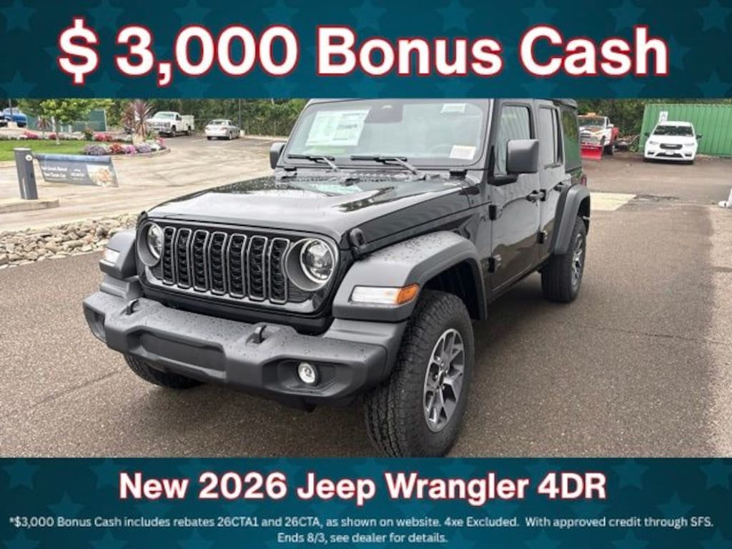 New 2026 Jeep Wrangler Sport S Sport Utility