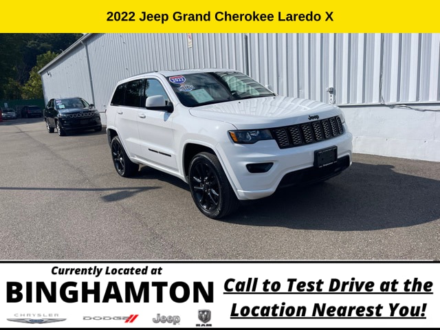 Used 2022 Jeep Grand Cherokee WK Laredo X with VIN 1C4RJFAG0NC114623 for sale in Binghamton, NY