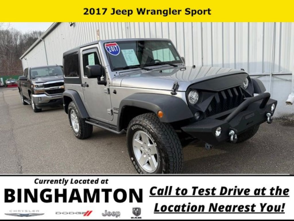 Used 2017 Jeep Wrangler JK Sport 4x4 SUV