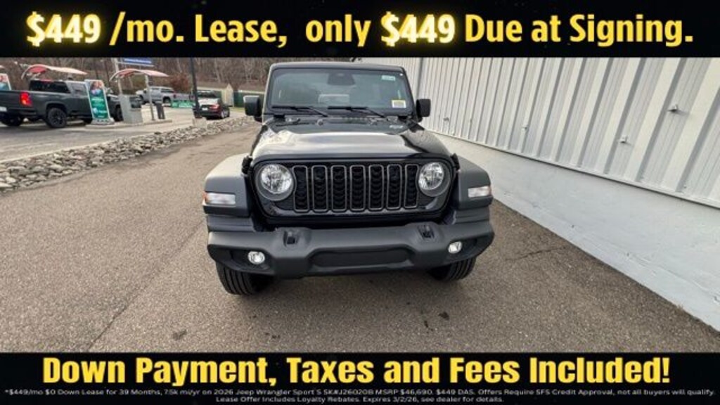 New 2026 Jeep Wrangler Sport S Sport Utility
