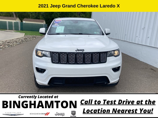 Used 2021 Jeep Grand Cherokee Laredo X with VIN 1C4RJFAG7MC753760 for sale in Binghamton, NY