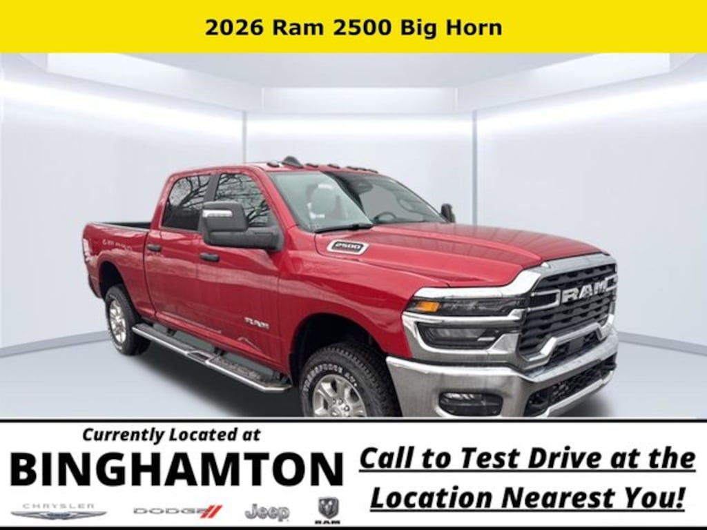 New 2026 Ram 2500 Big Horn Pickup