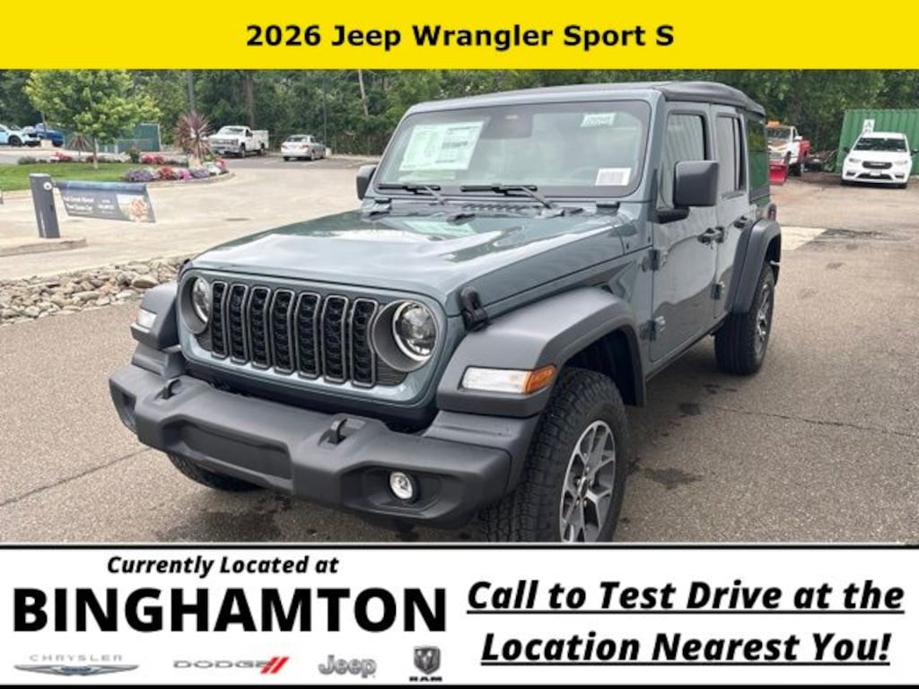 New 2026 Jeep Wrangler Sport S Sport Utility