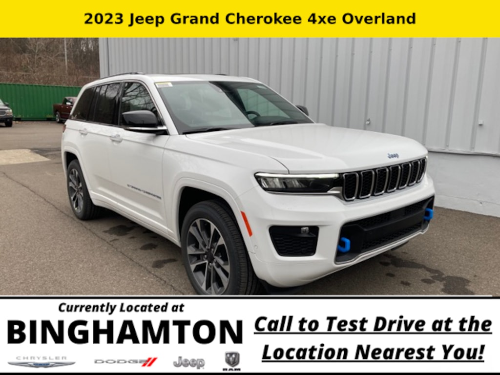 New 2023 Jeep Grand Cherokee Overland 4xe Sport Utility