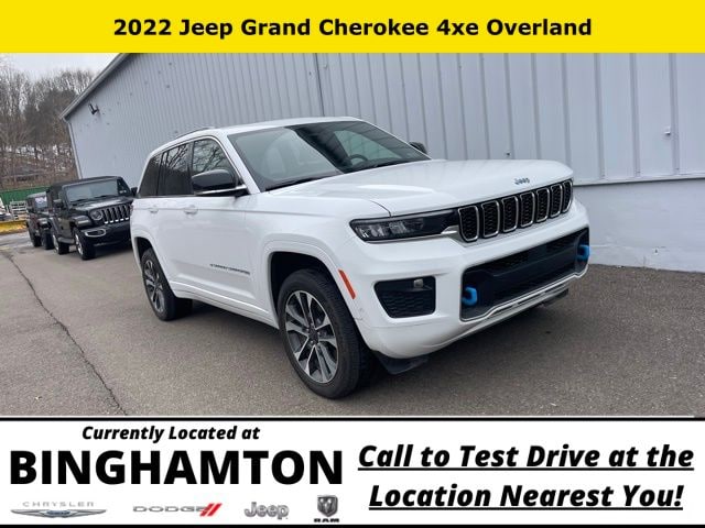 Used 2022 Jeep Grand Cherokee Overland 4xe with VIN 1C4RJYD64N8715230 for sale in Binghamton, NY