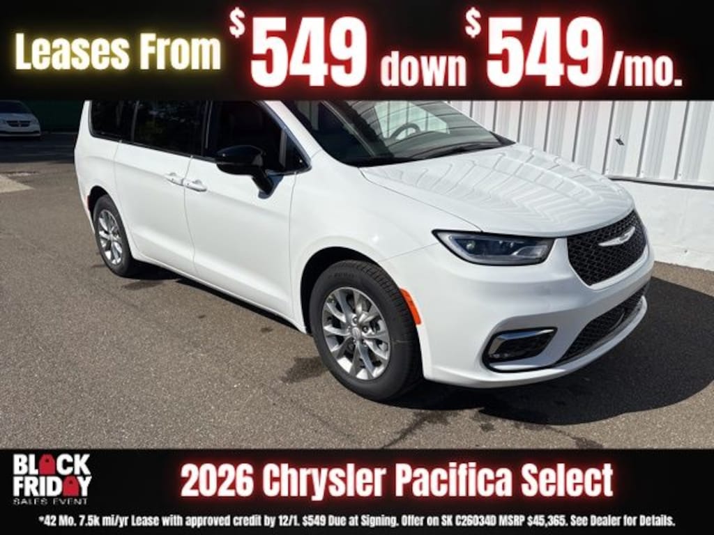 New 2026 Chrysler Pacifica Select Passenger Van