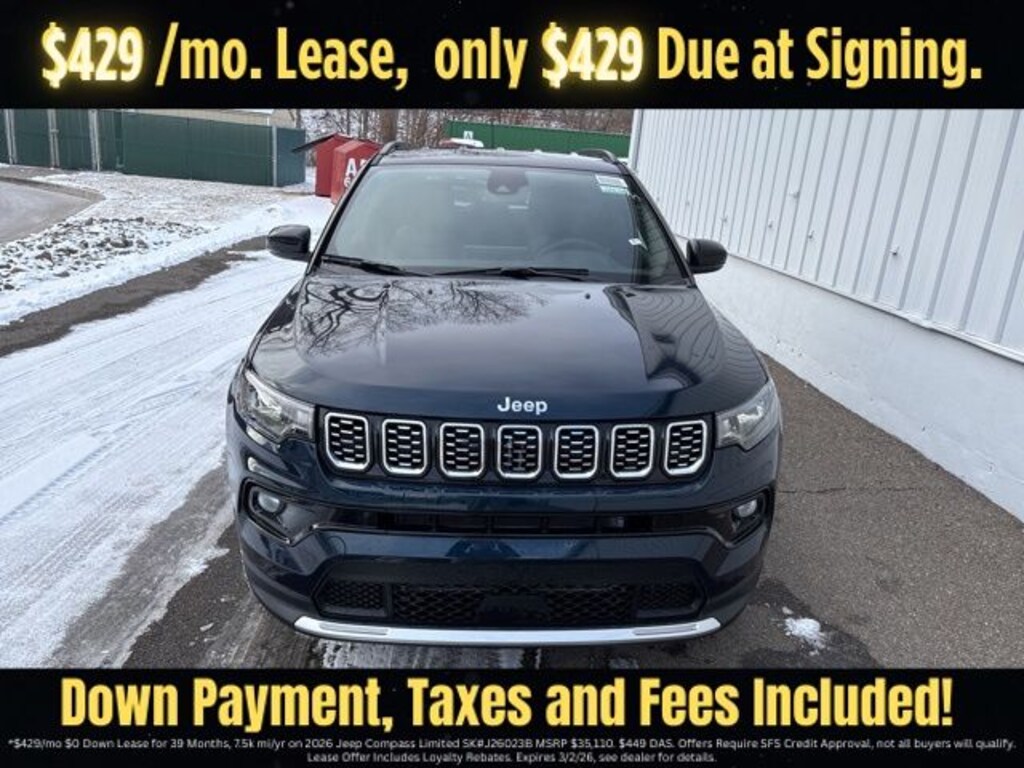 New 2026 Jeep Compass Limited Sport Utility
