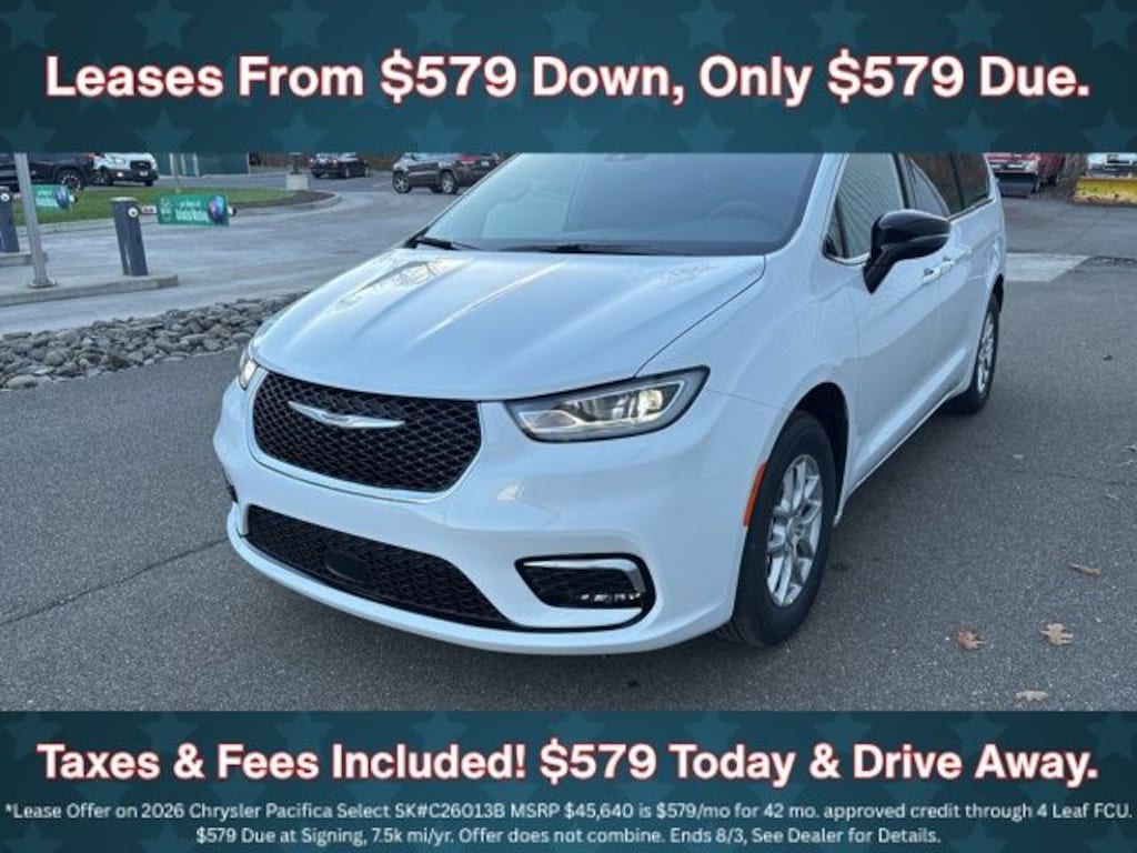 New 2026 Chrysler Pacifica Select Passenger Van