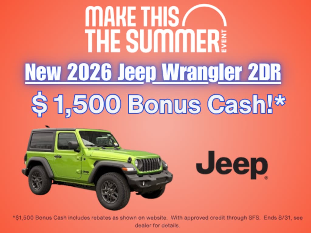 New 2026 Jeep Wrangler Sport S Sport Utility