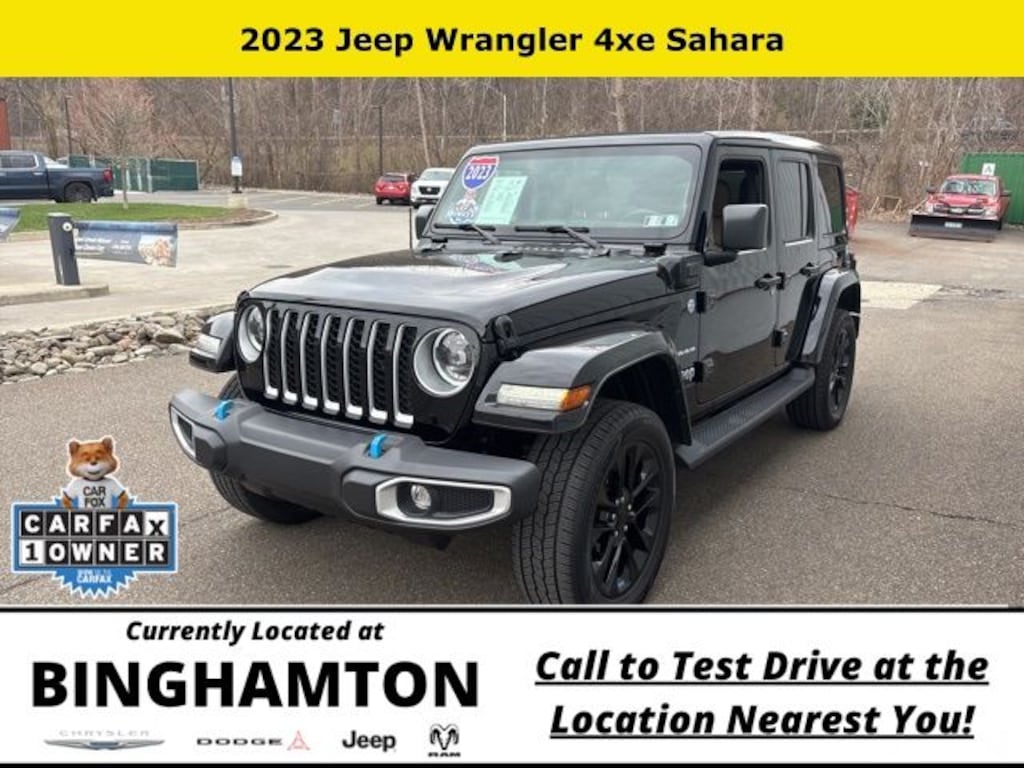 Used 2023 Jeep Wrangler 4xe Sahara SUV