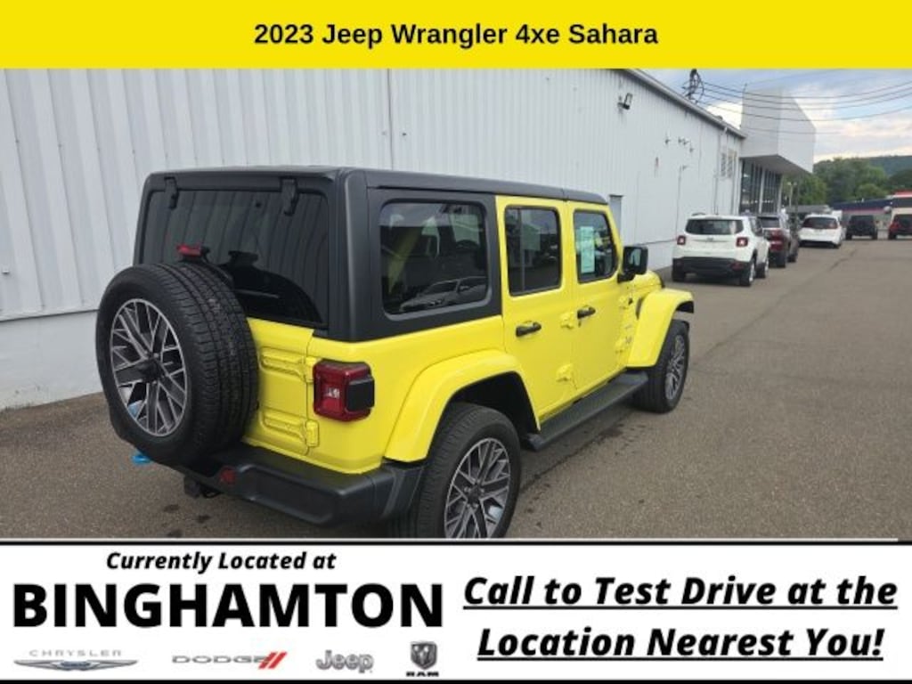 Used 2023 Jeep Wrangler 4xe Sahara SUV