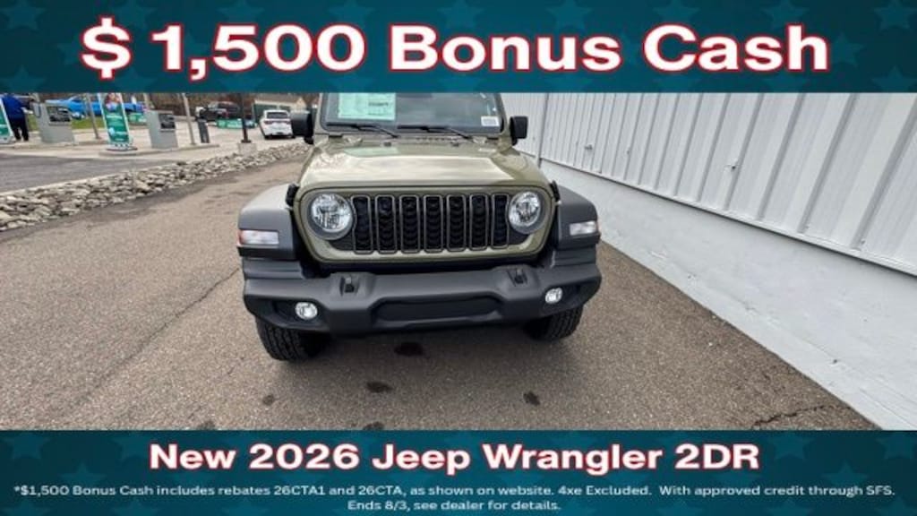 New 2026 Jeep Wrangler Sport S Sport Utility